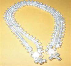 Silver Anklets, Payal, Lockets, Ear Rings, Tops. Wholesellers in Ranchi